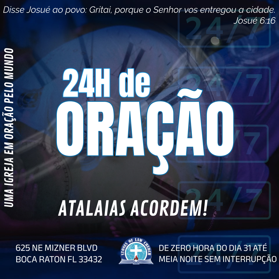 Poster 24hras de oracao